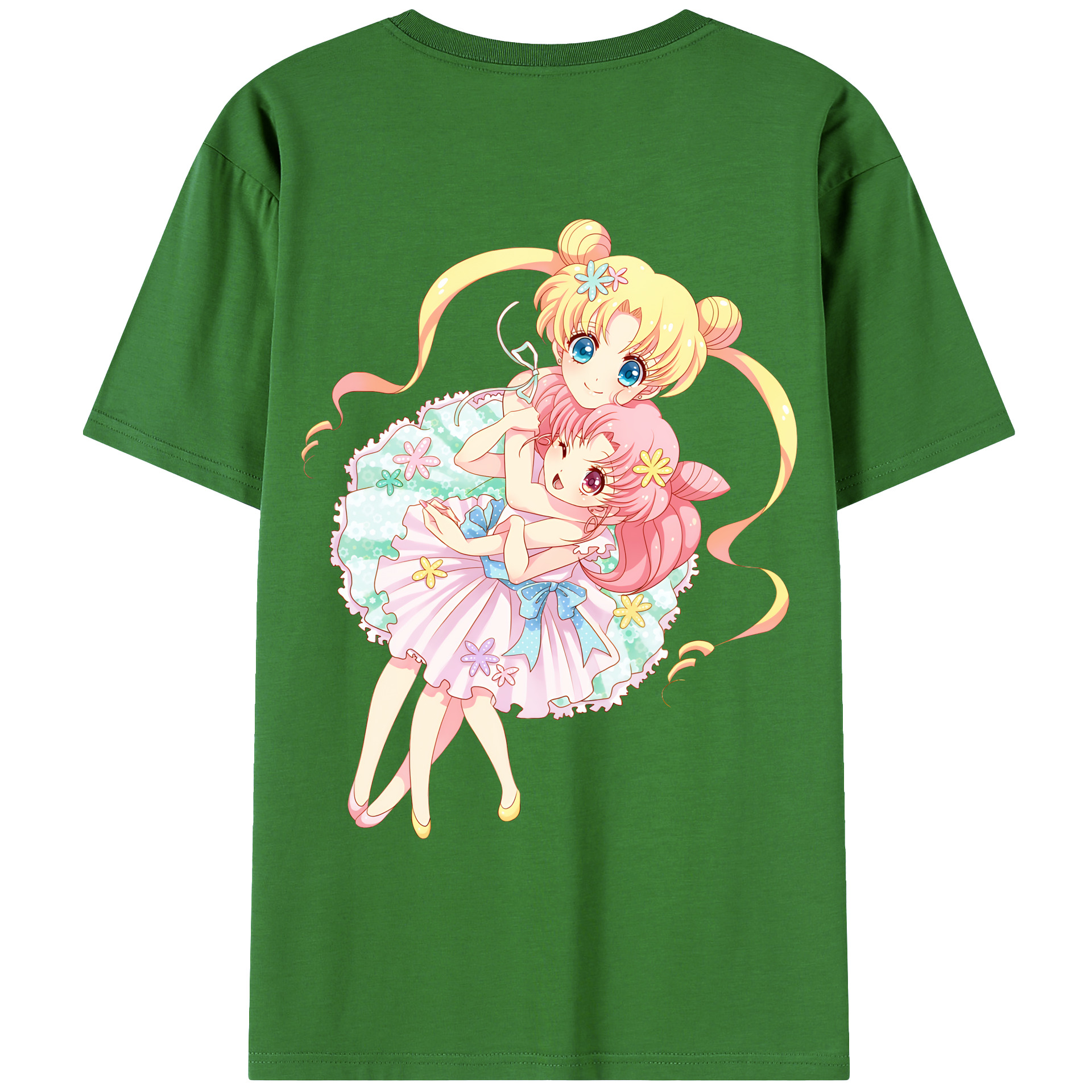 （画像用） 美少女戦士セーラームーン 愛野 美奈子 あいの みなこ Sailor Moon Aino Minako レディース半袖Tシャツ(バックプリント)